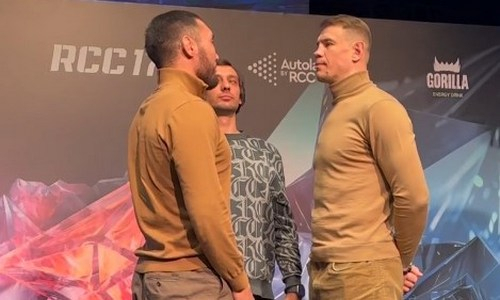 Казахстанский боец прошел взвешивание перед поединком с экс-файтером UFC