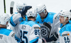 Разгромом закончился матч за место в плей-офф в конференции «Барыса» в КХЛ