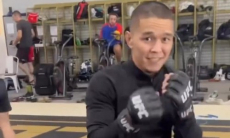 Появилось видео с подготовки Асу Алмабаева ко второму бою в UFC