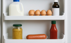 Названы продукты, которые нельзя хранить в дверце холодильника