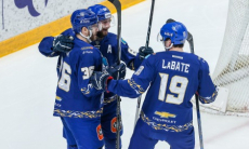 Видео шайбы матча КХЛ «Барыс» — «Сибирь» 1:0