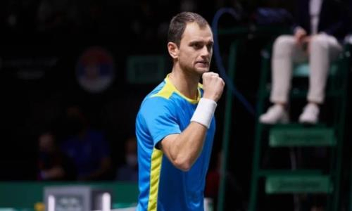 Казахстанский теннисист вышел в четвертьфинал турнира ATP