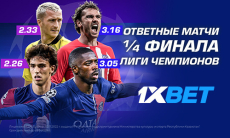 Ответные матчи четвертьфинала Лиги Чемпионов