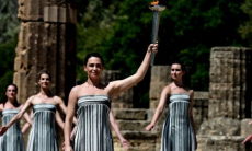 В Древней Олимпии зажгли огонь Олимпийских игр-2024 в Париже. Фото