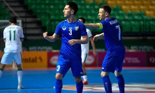 Разгромом завершился второй матч Узбекистана на Кубке Азии по футзалу