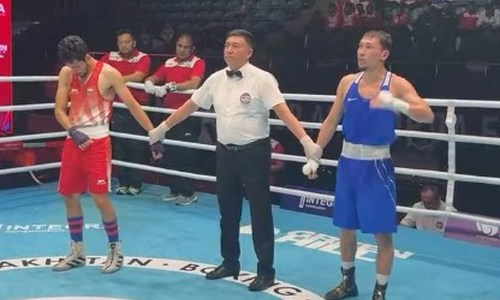 Казахстанский боксер выиграл дуэль с призером чемпионата Азии. Видео