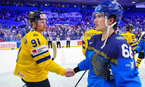 Казахстан обошел Швецию на ЧМ-2024 по хоккею
