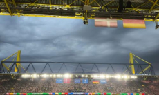 Остановлен матч Евро-2024 по футболу