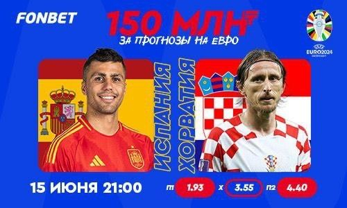 Испания — Хорватия: прямая трансляция, где смотреть онлайн матч Евро-2024