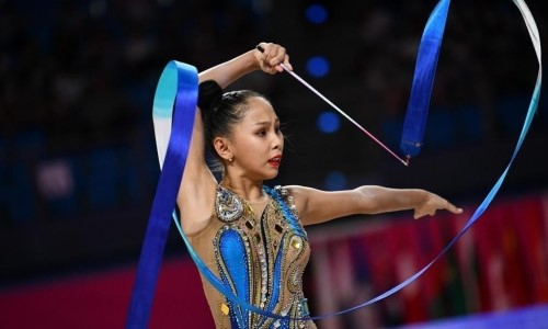 Казахстанская гимнастка осталась в шаге от тройки лидеров на Гран-при в Чехии
