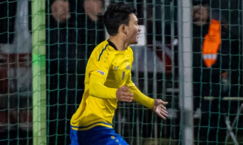20-летний казахстанский форвард забил гол за европейский клуб. Видео