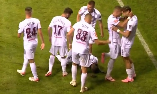 Видео победного гола на 90-й минуте в матче «Актобе» — «Сараево»