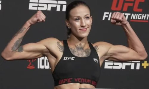 Мария Агапова прошла взвешивание перед долгожданным боем в UFC. Видео