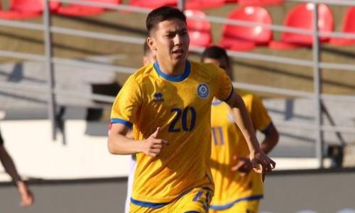 5:0. 19-летний казахстанский футболист забил гол в дебютном матче за узбекистанский клуб