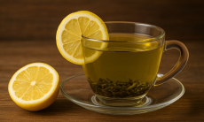 Вот что будет с организмом, если выпить зеленый чай с лимоном