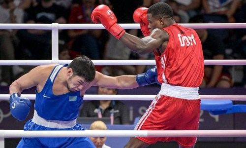 Назван переломный момент боя казахстанского боксера за финал Олимпиады в Париже