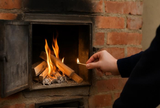 Что ни в коем случае нельзя делать при растопке печи