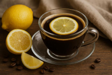 Когда и как стоит пить кофе с лимоном. Эффект удивит многих