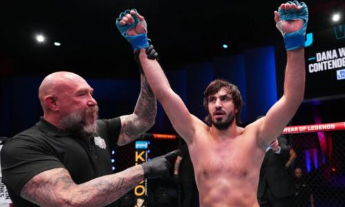 Экс-боец казахстанской лиги выиграл нокаутом и подписал контракт с UFC