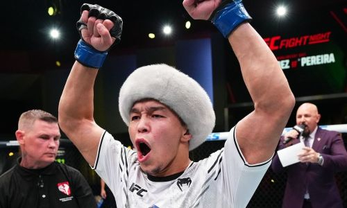 Асу Алмабаев на отлично сдал первый тест в UFC и ворвется в топ-10. Он просит бой за пояс, но пока рано