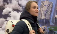 Елена Рыбакина прилетела в Казахcтан. Видео