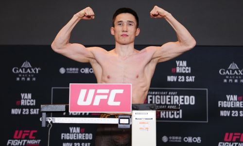 Казахские бойцы прошли взвешивание перед турниром UFC