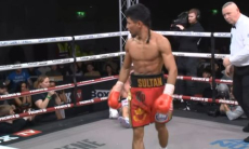 Видео полного боя «Казахского короля» с нокдауном за титул WBA