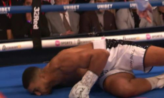 Непобежденный чемпион чудовищным нокаутом в первом раунде проиграл свой титул. Видео