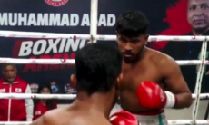 Диким исходом обернулся главный бой вечера бокса со спорами и избиением. Видео