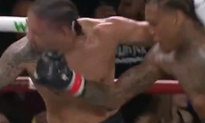 Избиение и яркий нокаут решили исход поединка тяжеловесов. Видео