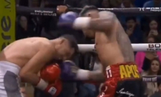 Драмой и нокаутом обернулся бой бывшего чемпиона мира. Видео