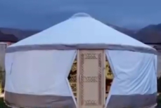 «Юрта-трансформер». Идеальный дом для жизни придумал казахстанец. Видео