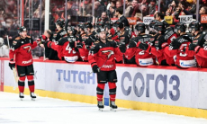 Четвертая победа подряд состоялась в матче конференции «Барыса» в КХЛ