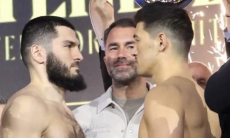 Бетербиев и Бивол провели финальную битву взглядов перед реваншем. Видео