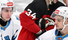 Со счетом 7:3 завершился матч «Барыса» с «Авангардом»