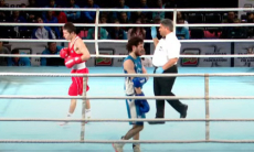 Казахстанский боксер вырубил соперника в полуфинале малого ЧМ-2025