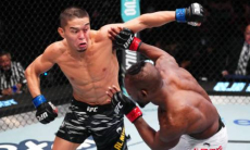 Видео полного исторического боя Асу Алмабаева с нокаутом в UFC