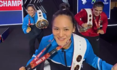 Казахстанские боксерши устроили шоу после яркого выступления на чемпионате мира. Видео