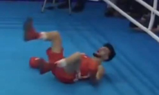 Тяжелый нокаут в первом раунде случился на Кубке мира по боксу с участием Казахстана. Видео