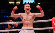 Казахстанский боксер ярким нокаутом дебютировал в лиге Конора Макгрегора