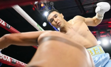 Нокаутом в первом раунде закончился бой непобежденного казахстанского боксера в США