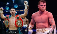 На DAZN назвали сроки боя Жанибек Алимханулы — Сауль Альварес