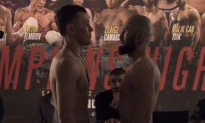 «Молодой Головкин» из Казахстана прошел взвешивание перед боем в Германии