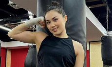 Самая красивая боксерша Казахстана уехала в аул. Фото