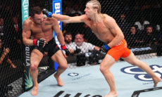 Видео полного боя Майкл Чендлер — Пэдди Пимблетт с кровавым нокаутом на UFC 314