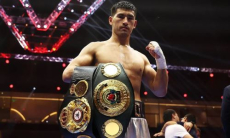 Бивол приехал на матч клубов Алипа и Адиева и нанес удар. Видео