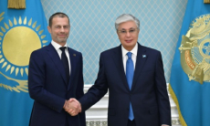 Касым-Жомарт Токаев принял президента УЕФА в Казахстане