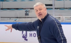 Леонид Тамбиев провёл первую тренировку сборной Казахстана. Видео