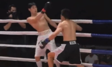 Нокаутом закончился бой казахстанского певца и «Сигмы». Видео