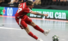 Фоторепортаж с полуфинального матча «Кайрат» — «Картахена» в Лиге Чемпионов